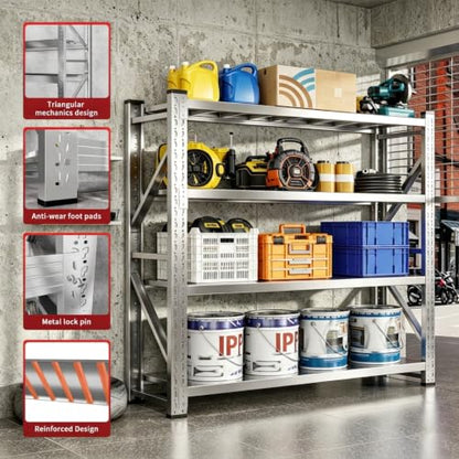 Heavy Duty Stainless Steel Shelves Garage Shelving