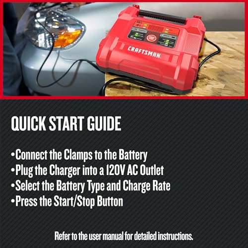 15A Car Battery Charger & Maintainer