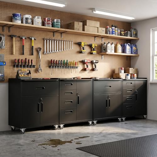 Garage Tool Cabinet Set (4 Count)