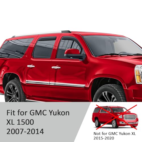 in Channel Extra Durable Rain Guards for GMC Yukon XL 1500 2007