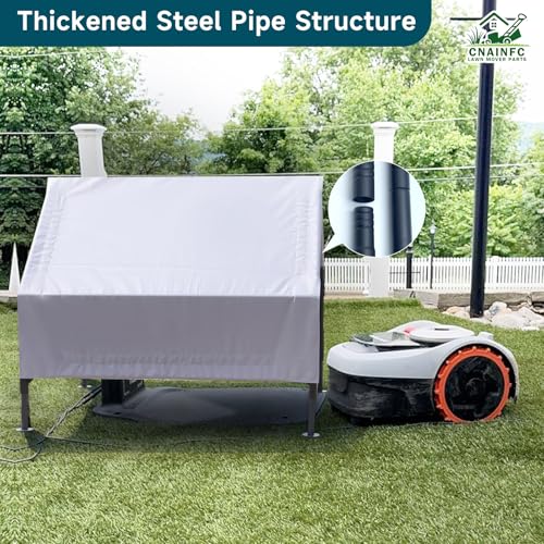 Signal Friendly Ventilated Robot Mower Garage