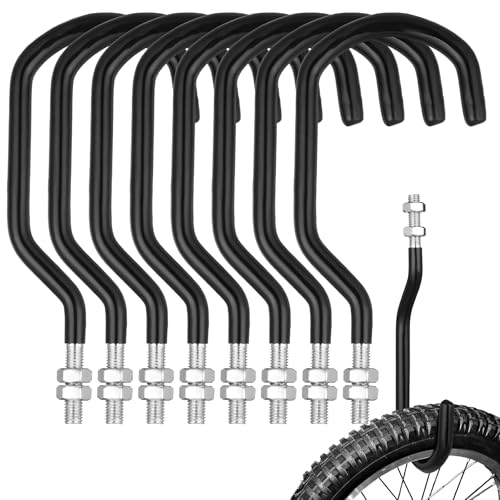 8 Pcs Machine Thread Bicycle Storage Hook (8 Count)
