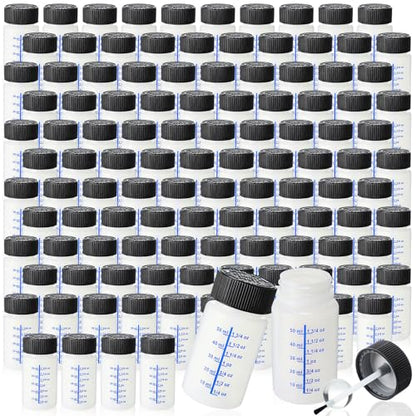 120 Pcs Touch up Paint Bottle with Brush Mixing Ball (120 Count)