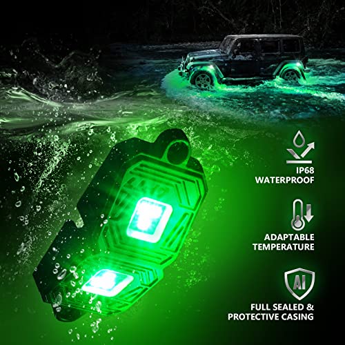 Photon 8 Pod RGB LED Aluminum Rock Lights (8 Count)