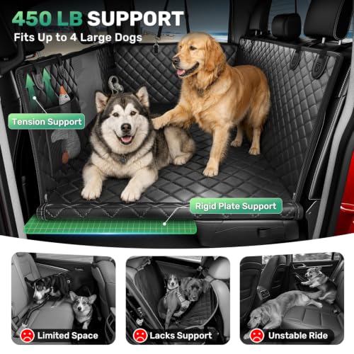 Hard Bottom Dog Seat Cover for Trucks