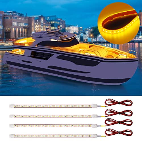 Amber Led Strip Light (4 Count)