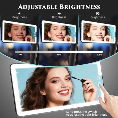 Car Visor Vanity Mirror with Light