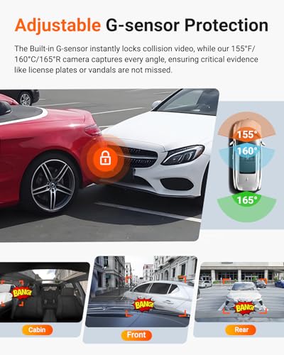 N4 Pro S 4K 3 Channel Dash Cam
