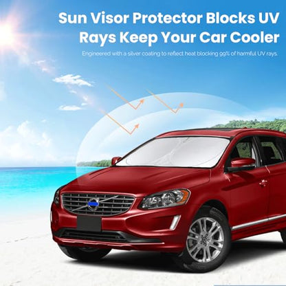 Custom Fit XC60 Windshield Sunshade for 2018 2019