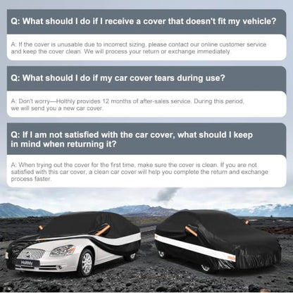 10 Layers Sedan Car Cover Custom Fit for Buick Lucerne