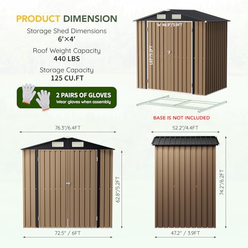Outdoor Steel Storage Shed