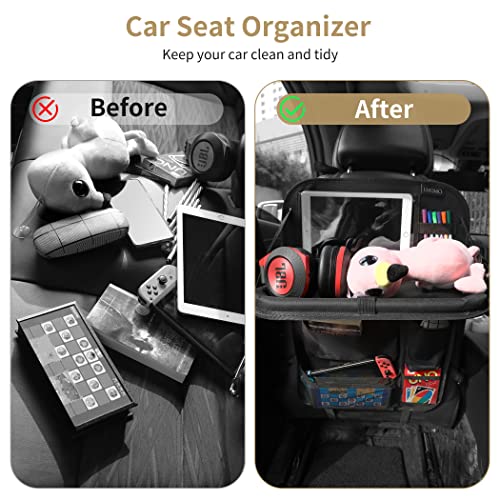 Car Backseat Organizer with Foldable Tablet Holder (19.0479 Ounce)