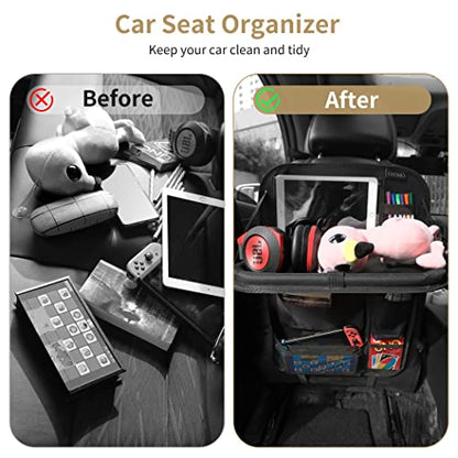 Car Backseat Organizer with Foldable Tablet Holder (19.0479 Ounce)