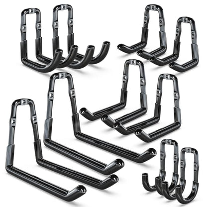 Garage Hooks Heavy Duty 10 Pack Wall Mount Storage Organizer (10 Count)