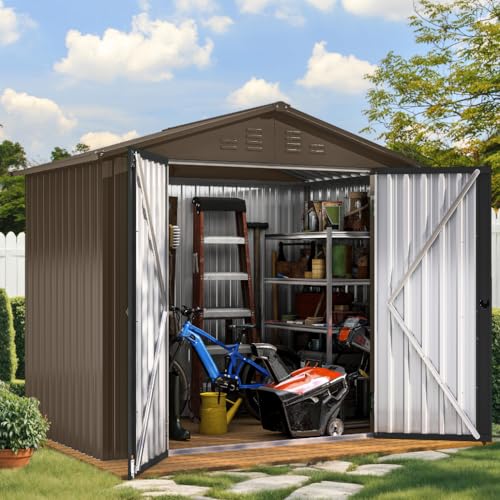 6x4ft Storage Shed for Outdoors