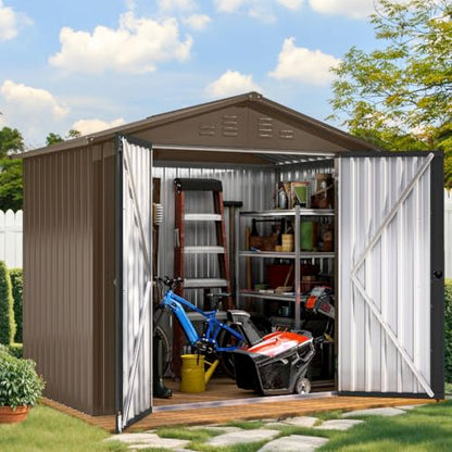 6x4ft Storage Shed for Outdoors