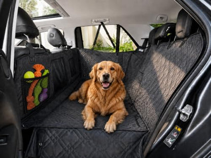 Bulldogology Hard Bottom Dog Seat Cover for Back Seat