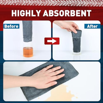 Microfiber Cleaning Cloths Bulk (15 Count)