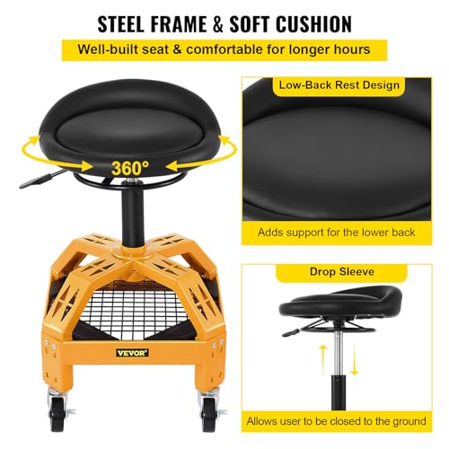 Rolling Garage Stool