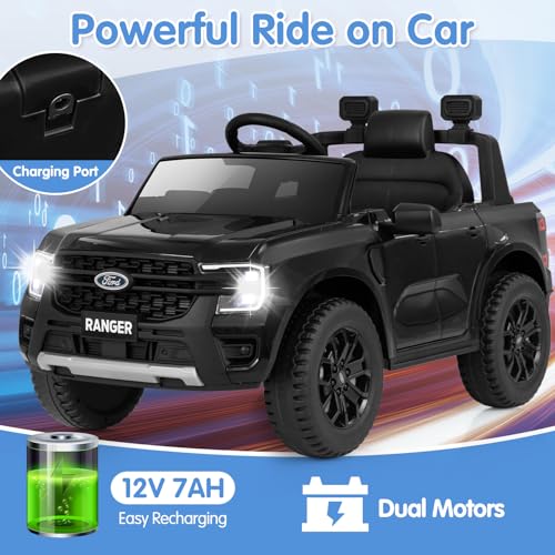 Ride On Car 12V Licensed Ford Ranger Electric Vehicle for Kids