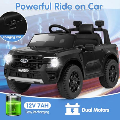 Ride On Car 12V Licensed Ford Ranger Electric Vehicle for Kids