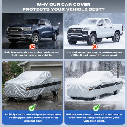 10 Layers Truck Cover Waterproof All Weather Custom Fit Chevrolet Colorado