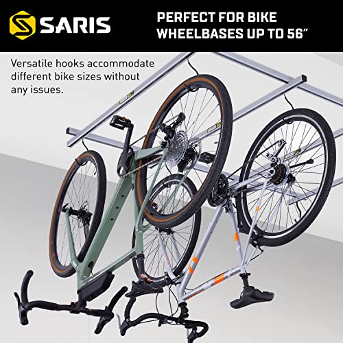 Glide Bike Storage Ceiling Rack Grey