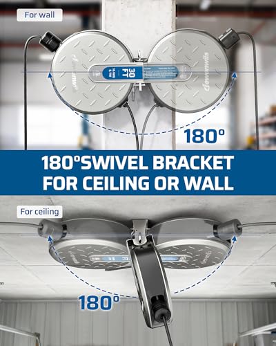 Ceiling Wall Mount Retractable Extension Cord Reel with 30FT Cord