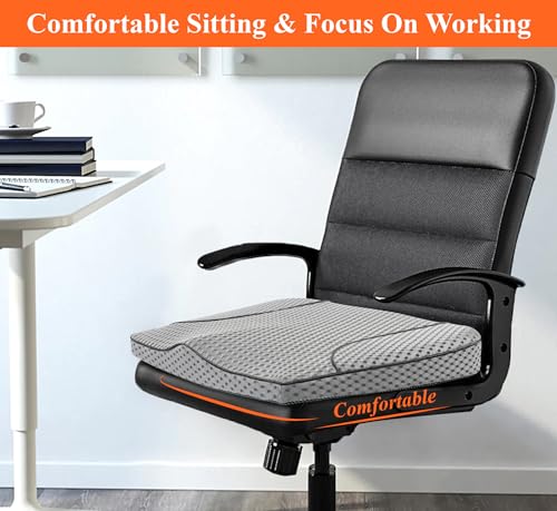 Memory Foam Car Seat Cushion for Driving Comfort and Office Use