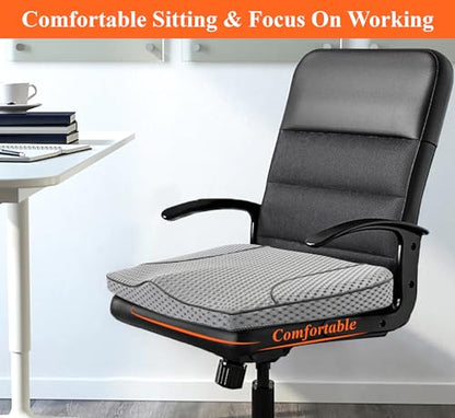 Memory Foam Car Seat Cushion for Driving Comfort and Office Use
