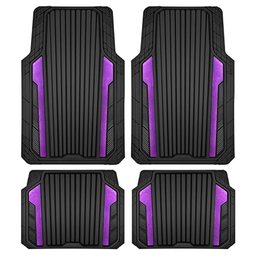 Heavy Duty Rubber Car Mats Metallic