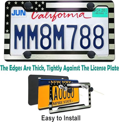 License Plate Frame American Flag