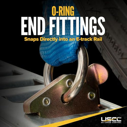 E Track Wheel Straps with E (8 Count)