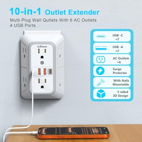 Multi Plug Outlet Surge Protector