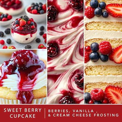 Sweet Berry Cupcake Scented Wax Melts 10oz (10 Ounce)