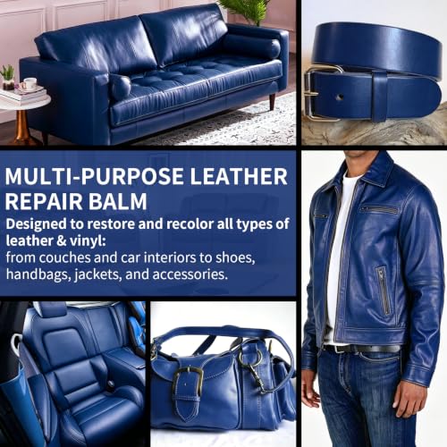 Leather Recoloring Balm and Leather Repair Kit for Furniture