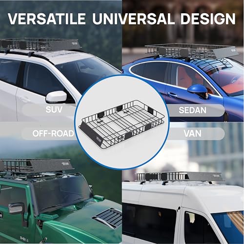 250lbs Extendable Rooftop Cargo Carrier