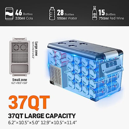 37QT 12 Volt Refrigerator