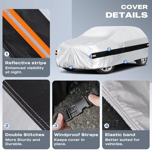 10 Layers Minivan Car Cover Custom Fit for Chrysler Town & Country