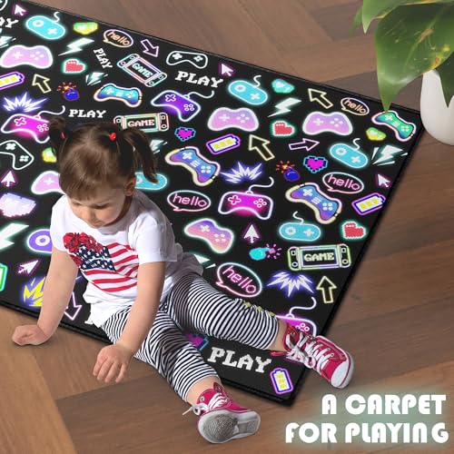 59"x39" Gaming Play Rug for Bedroom (16.25 Sq Ft)