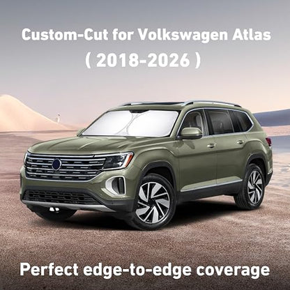 Windshield Sunshade Compatible for Volkswagen Atlas 2018