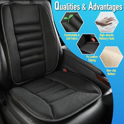 Car Seat Cushion with Back Support Pillow (2 Count)