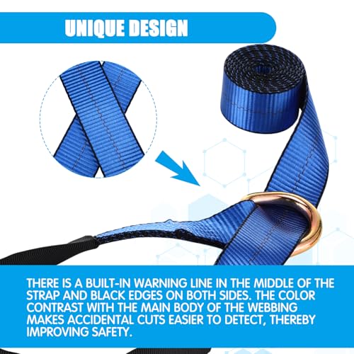 8 Pack Lasso Tow Truck Straps with D Ring 11 (8 Count)
