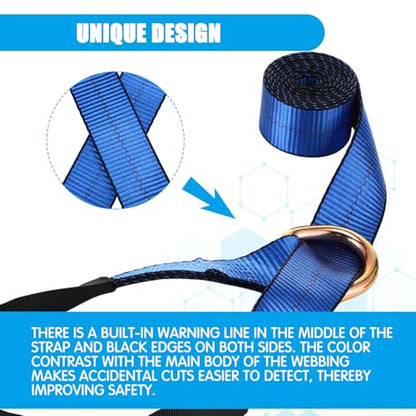 8 Pack Lasso Tow Truck Straps with D Ring 11 (8 Count)