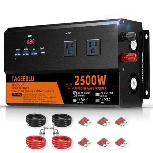 2500 Watt Pure Sine Wave Power Inverter
