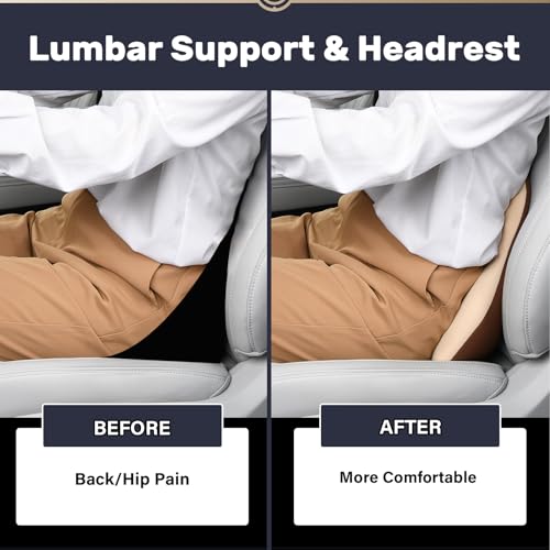 Lumbar Support and Car Neck Pillow