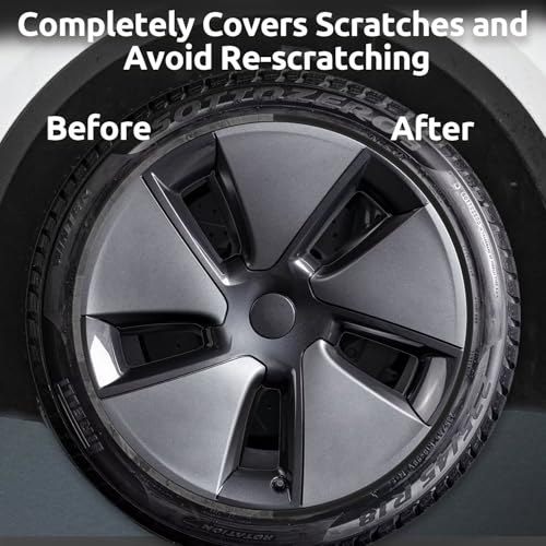 Automotive Alloy Wheel Rim Protector 18 Inch Alloy Rim Guards for Car Rims Compatible with Tesla Model 3 18 Inch (4 Count)