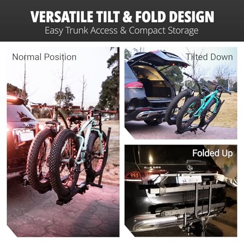 TrailV2 Plus Hitch 2 Ebike Rack with Ramp