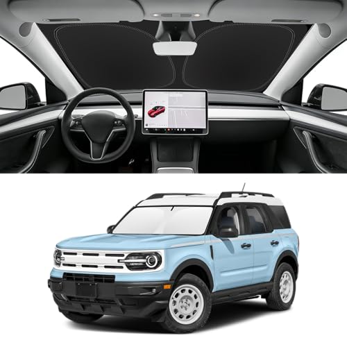 Custom Fit Windshield Sun Shade for Ford Bronco Sport 2021