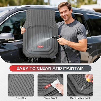 Heavy Duty Car Floor Mats (3 Count)